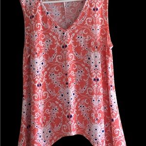 Ladies sleeveless summer top/blouse size 3X